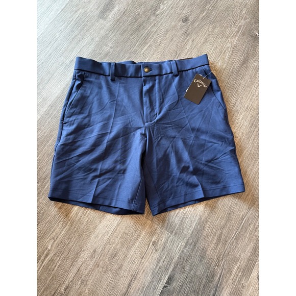 Callaway Other - Callaway Mens Golf Shorts Men Size 32 Navy Opti-Dri Stretch UPF 50 8 Inch Inseam